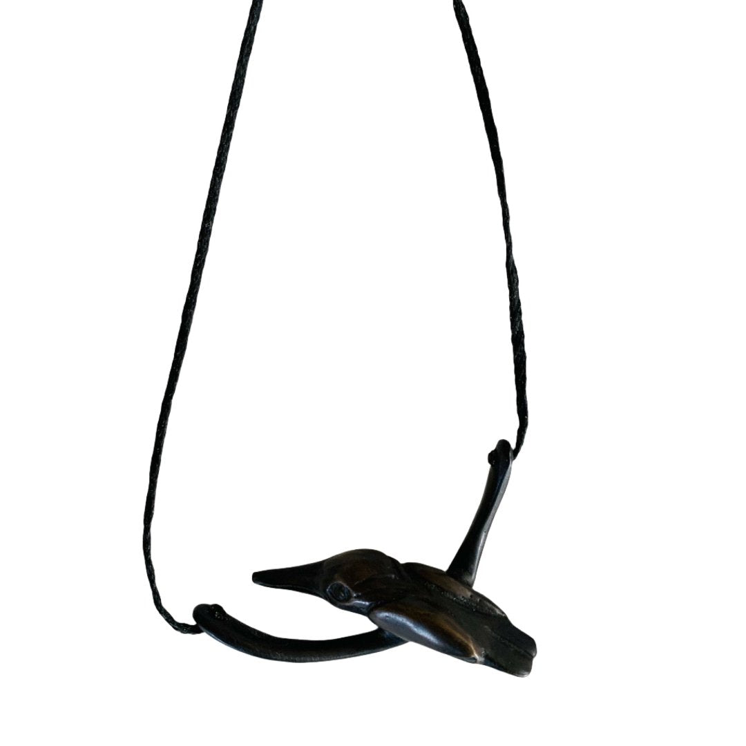 Bronze Kingfisher Pendant