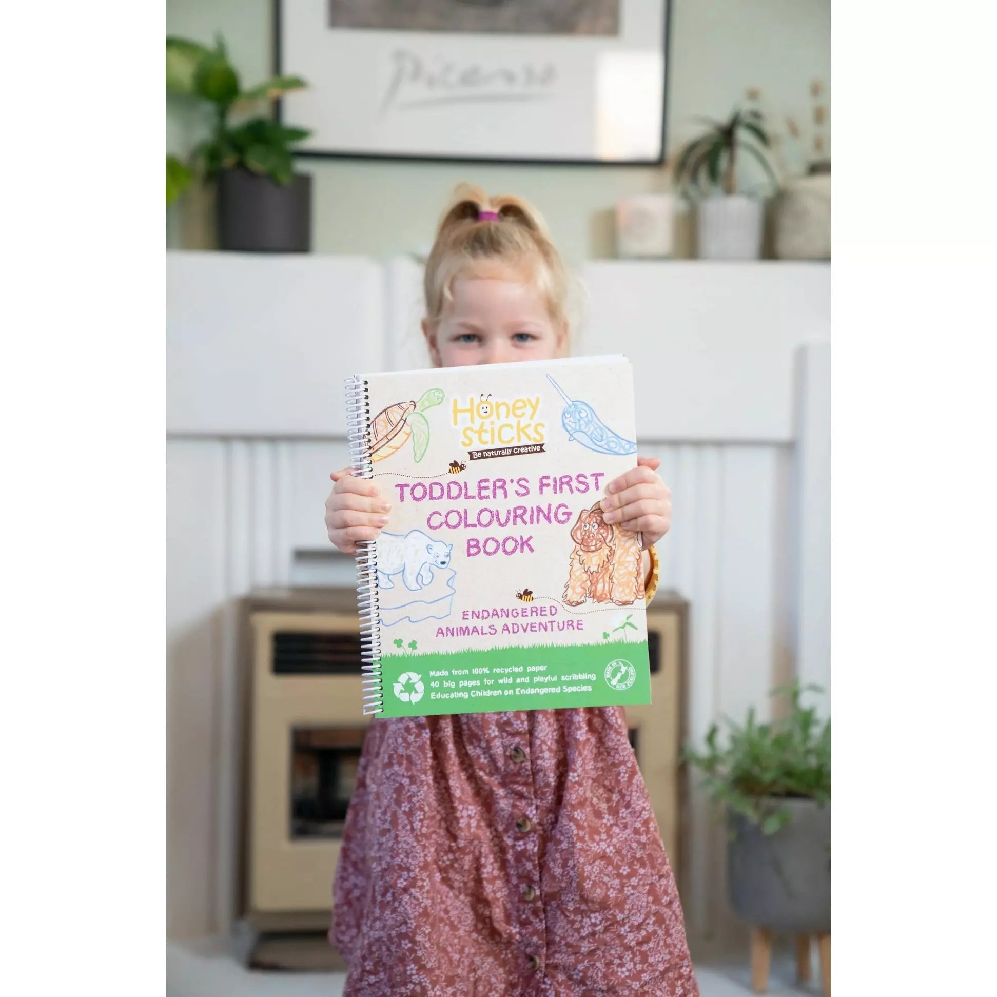 Endangered Animals Colouring Book