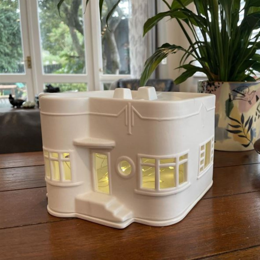 NZ Art Deco Porcelain Tealight Holder