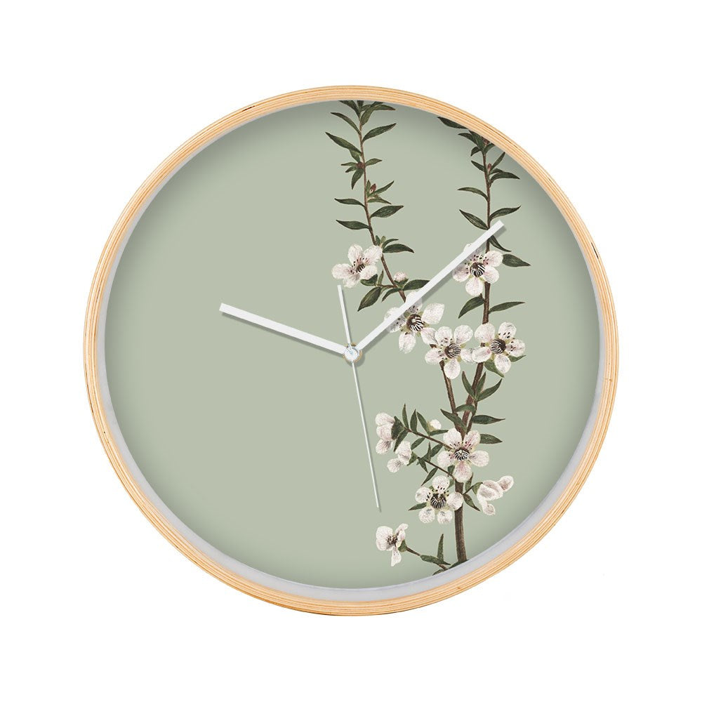 Wall Clocks Vintage Botanicals