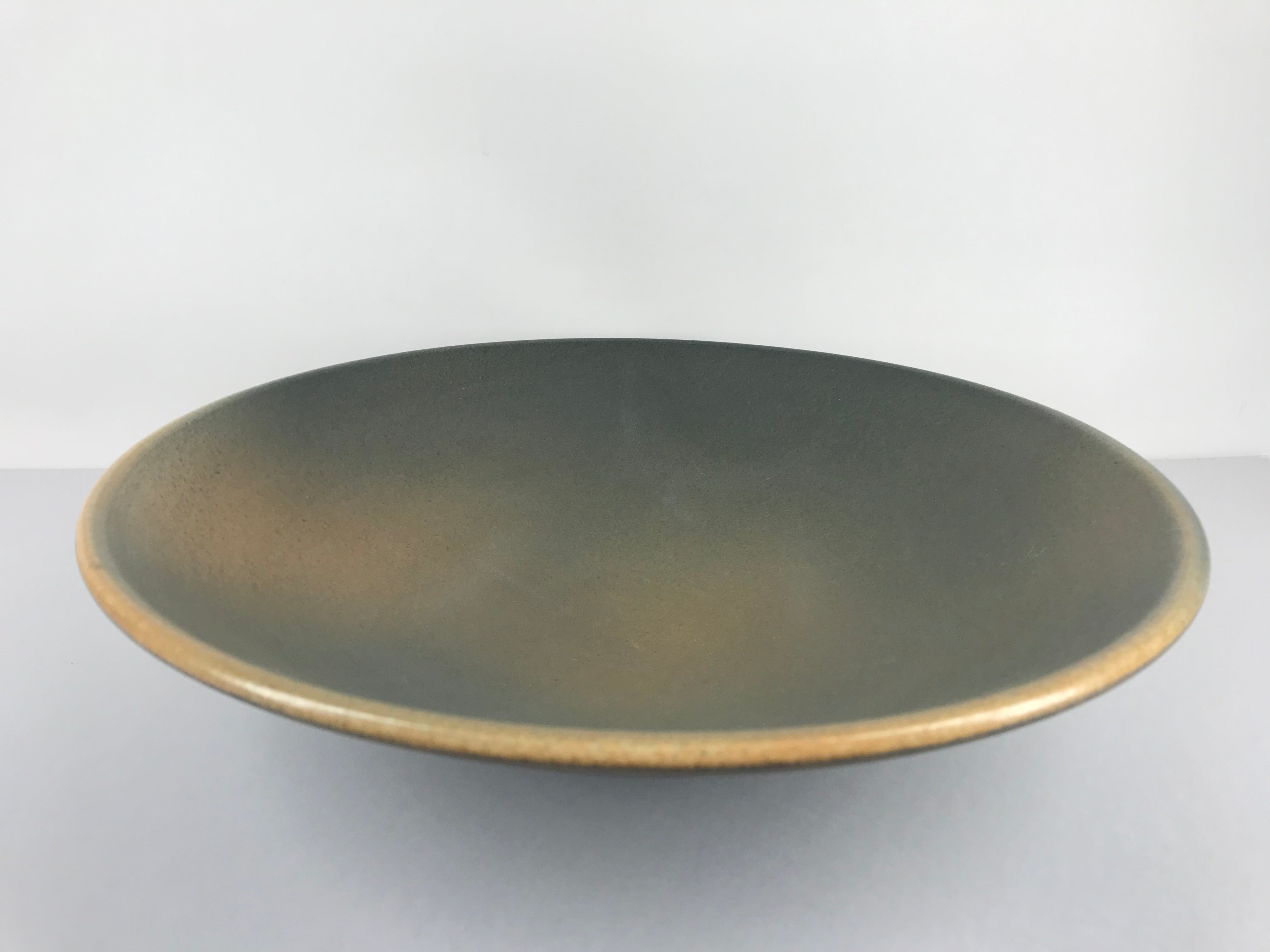Shallow Bowl Crystalline Glaze