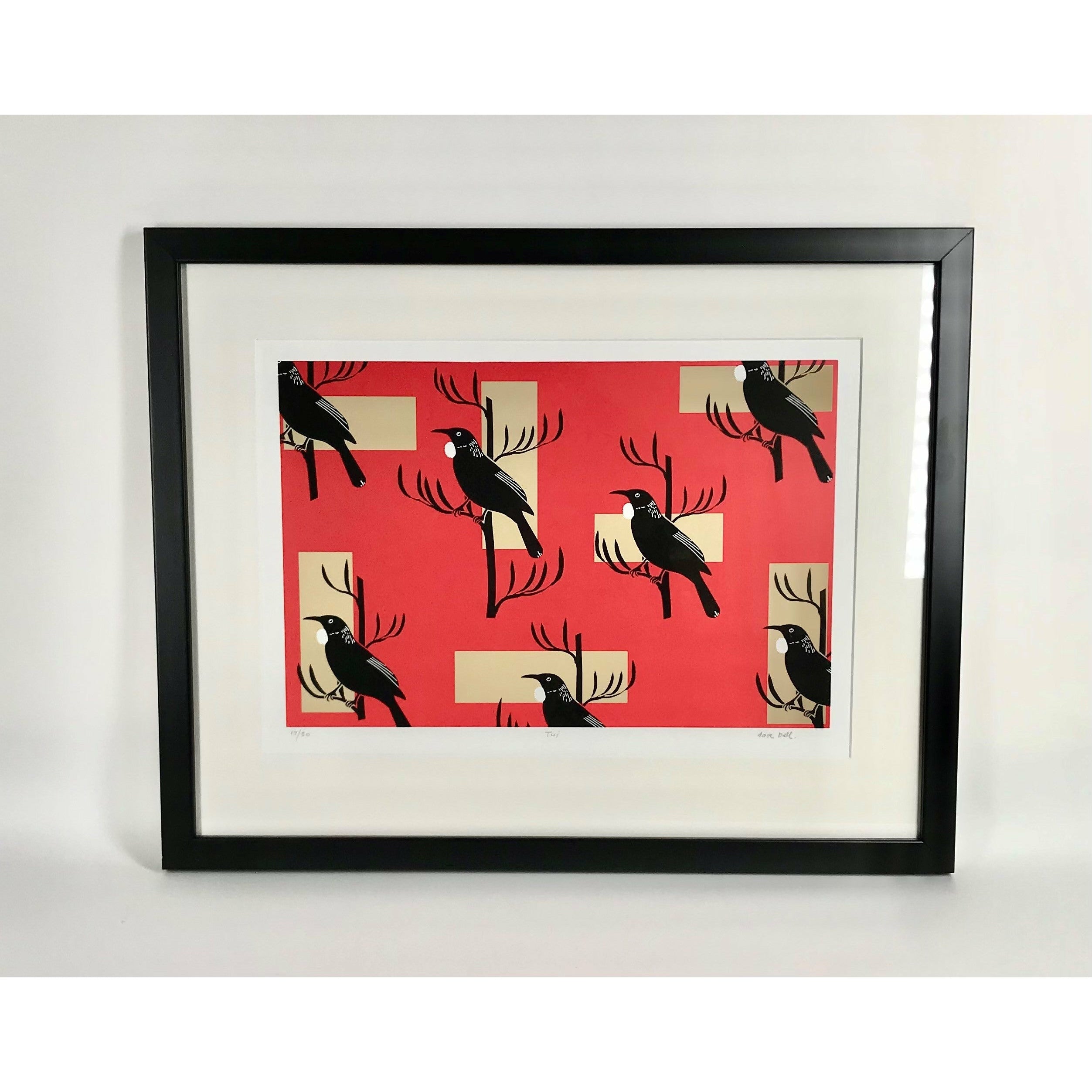 Tui Art Print Framed