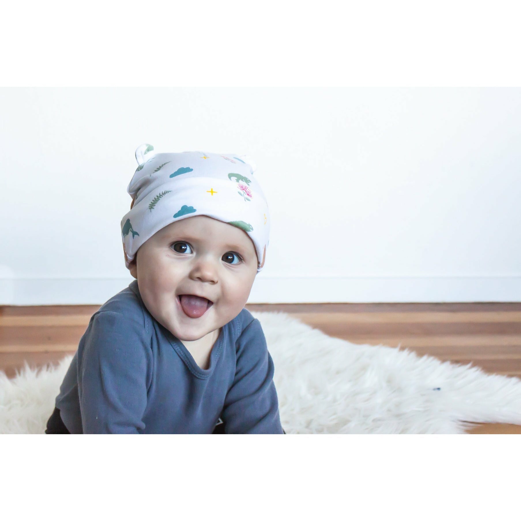 Baby Hat | Kiwiana Print
