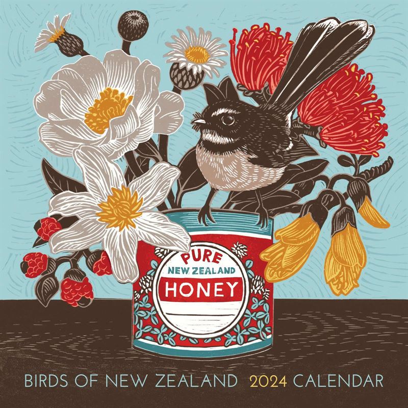 2024 Birds Of New Zealand Wall Calendar
