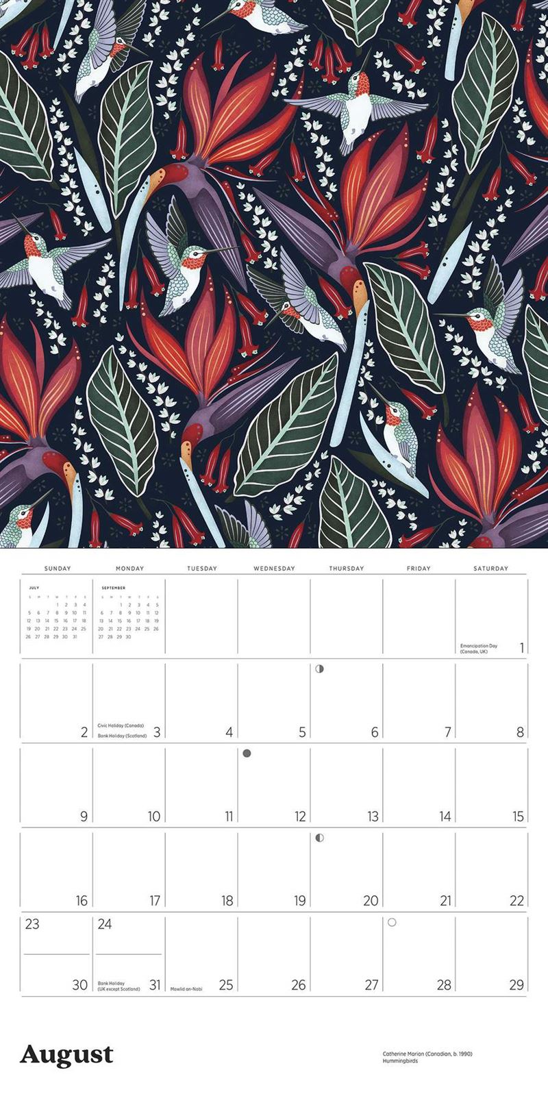 2026 Folklore & Flora Calendar | Art By Catherine Marion