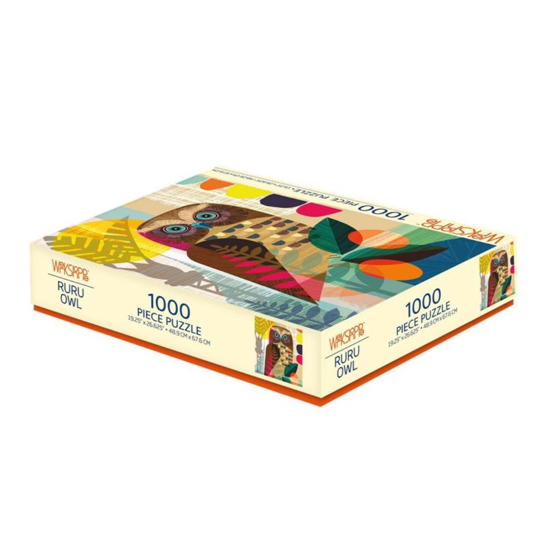 Ruru Owl 1000 Pce Jigsaw Puzzle
