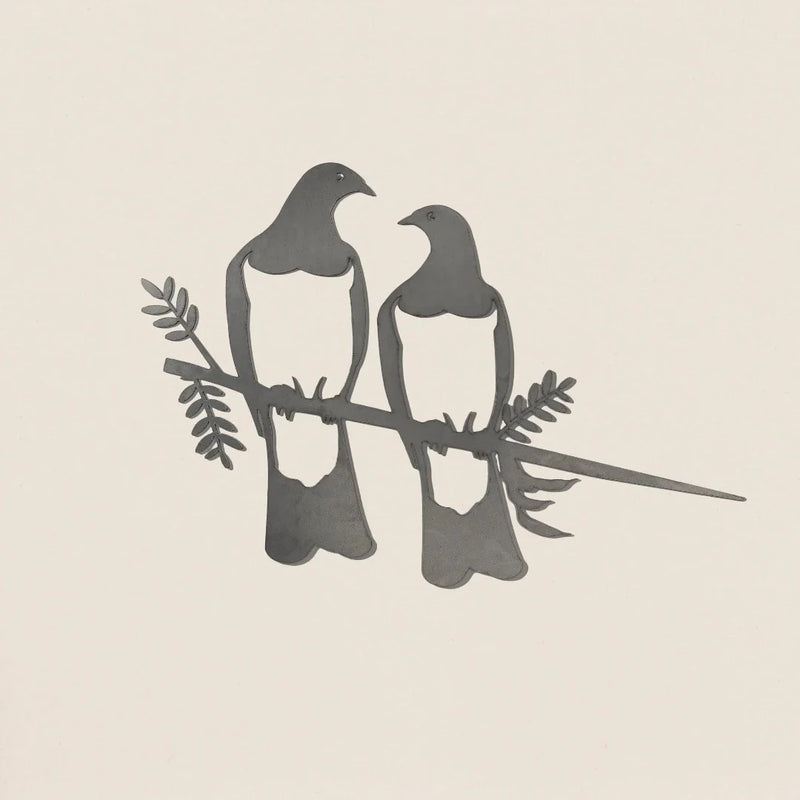 Kererū | Wood Pigeon Pair Metalbird