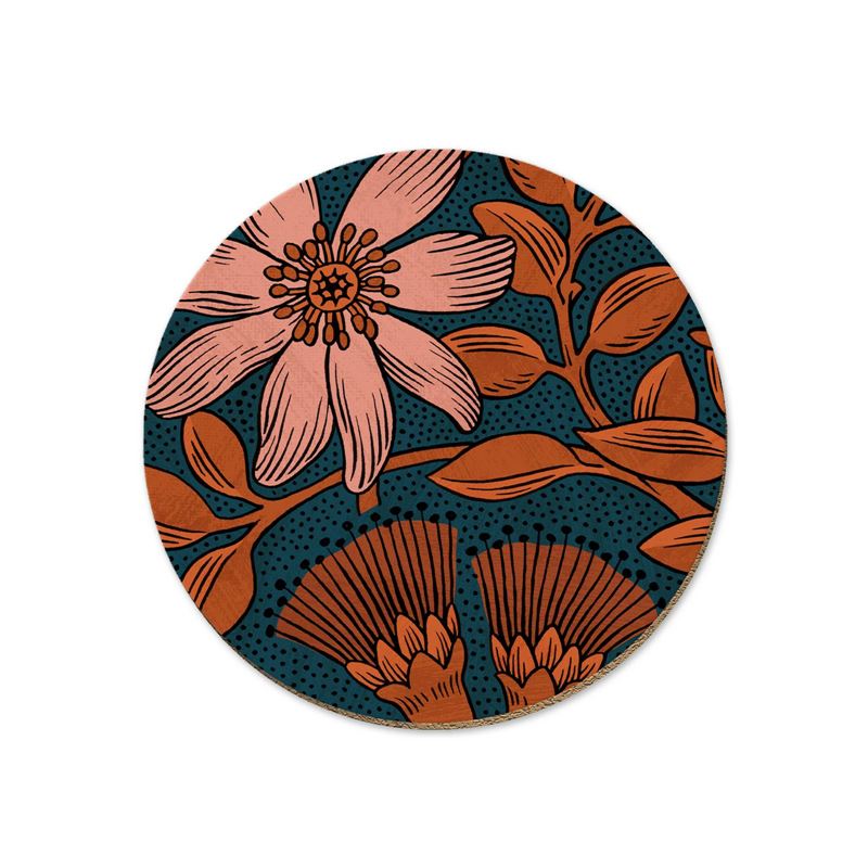 NZ Native Flower Coasters