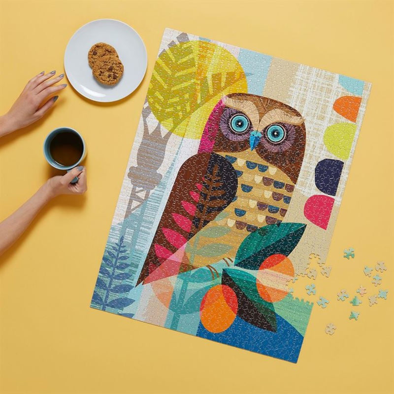 Ruru Owl 1000 Pce Jigsaw Puzzle
