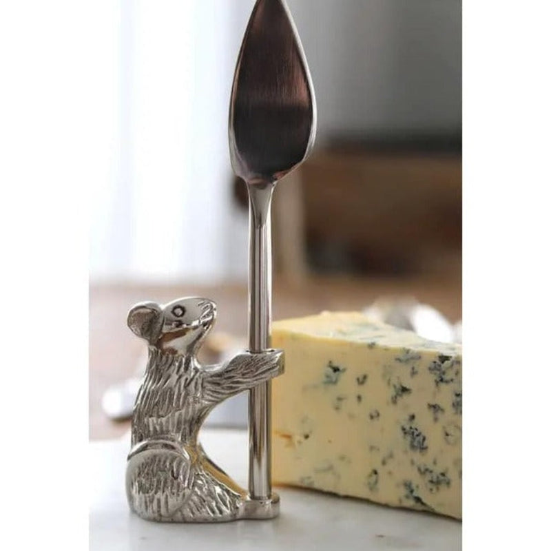 Standing Guard Mouse Cheese Knife