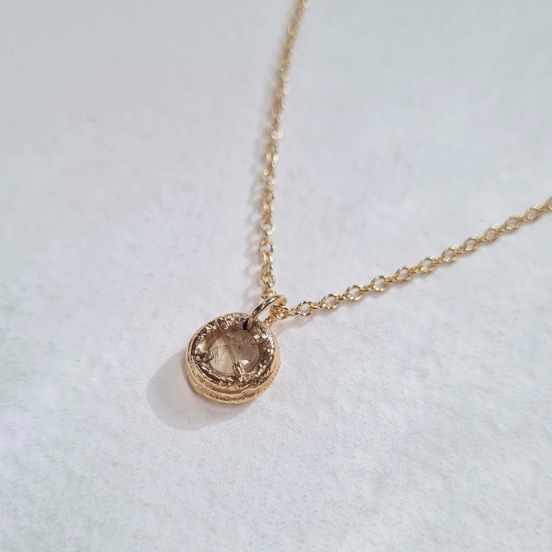 Golden Quartz Necklace