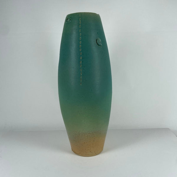 Tall Thrown Vase Turquoise