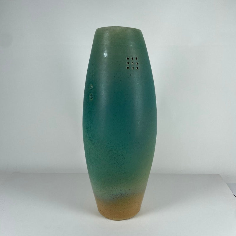 Tall Thrown Vase Turquoise