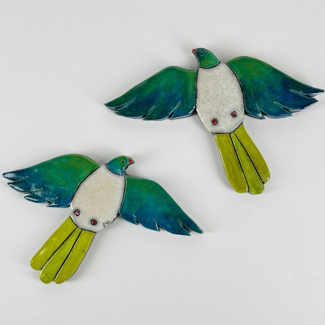 Kereru Flying Ceramic Wall Tile