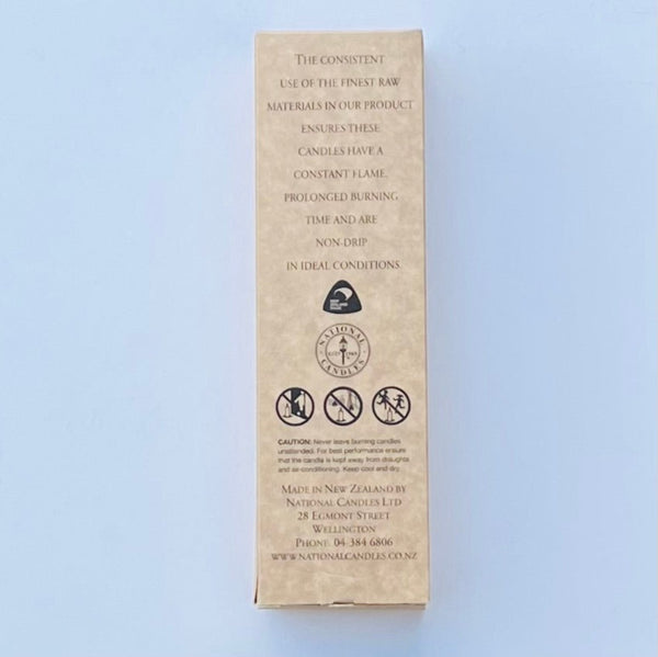 Black Taper Candles Box Of 6
