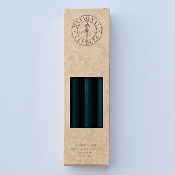Black Taper Candles Box Of 6