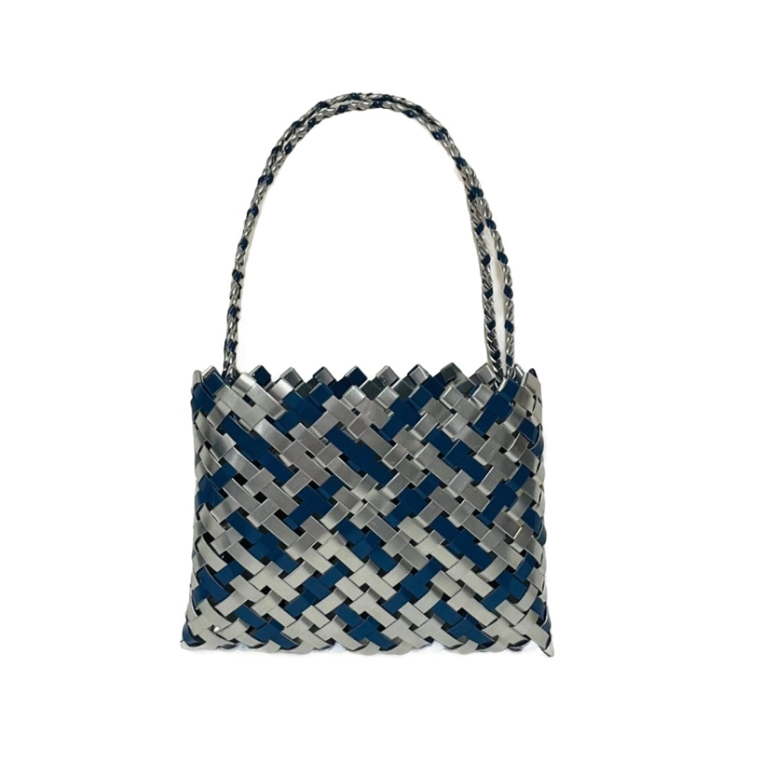 Silver & Blue Aluminium Kete | 12 End