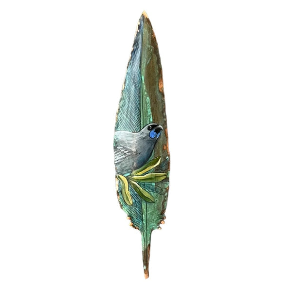 Kōkako On Copper Feather