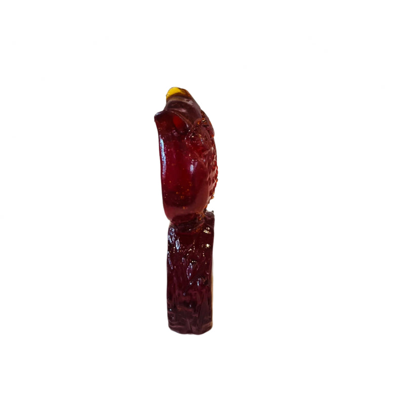 Savvy | Small Amber Glass Owl