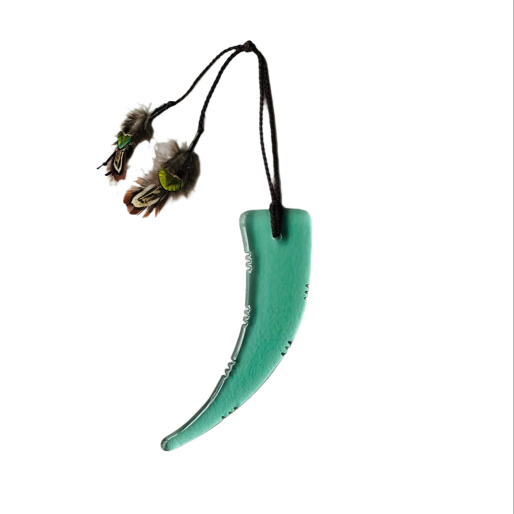Glass Tusk Wall Sculpture