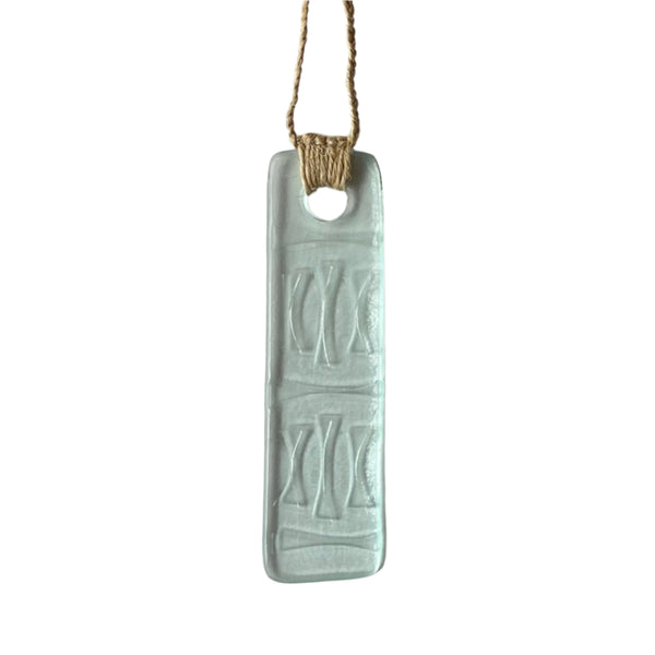 Glass Aztec Toki Wall Sculpture