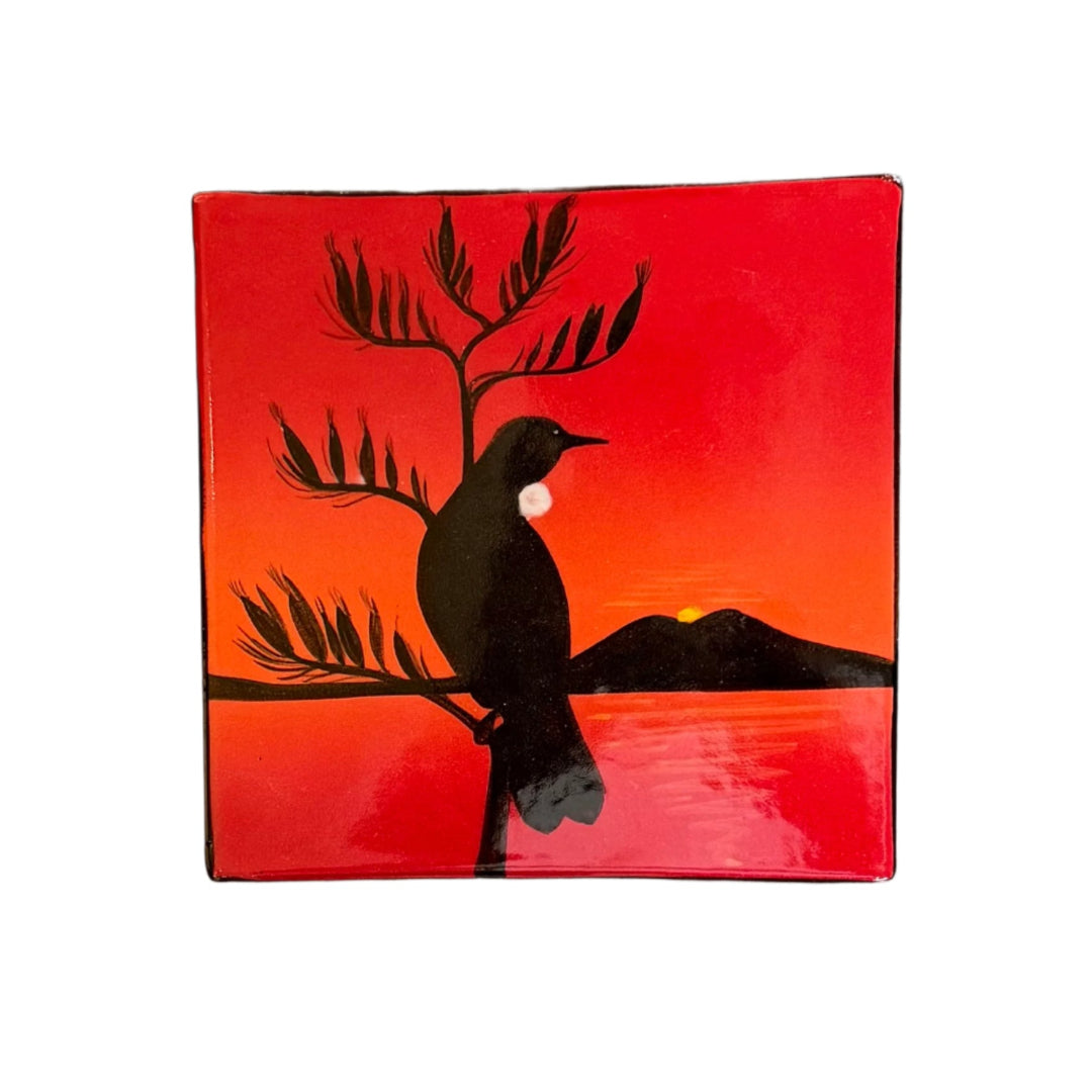 Ceramic Wall Plaque | Tui Dawn