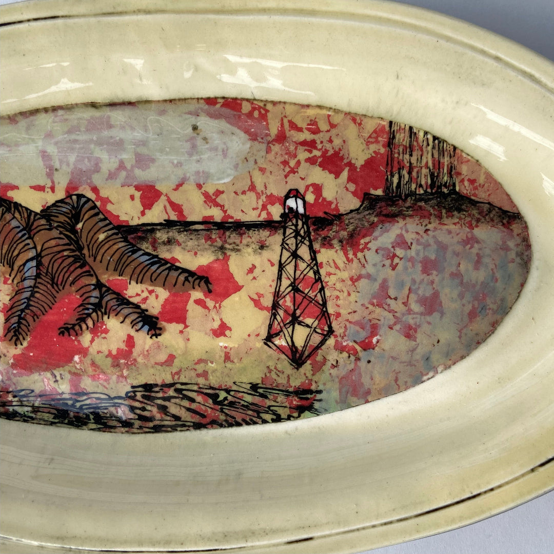 Tower House Oval Platter