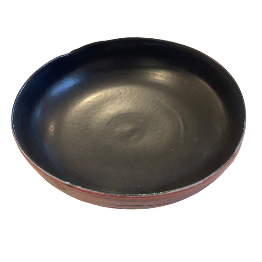 Shallow Bowl Red | Blue