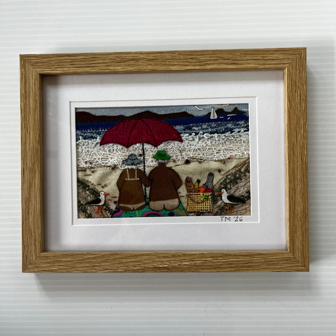 Little Wimsies Textile Art | Picnic at the Beach