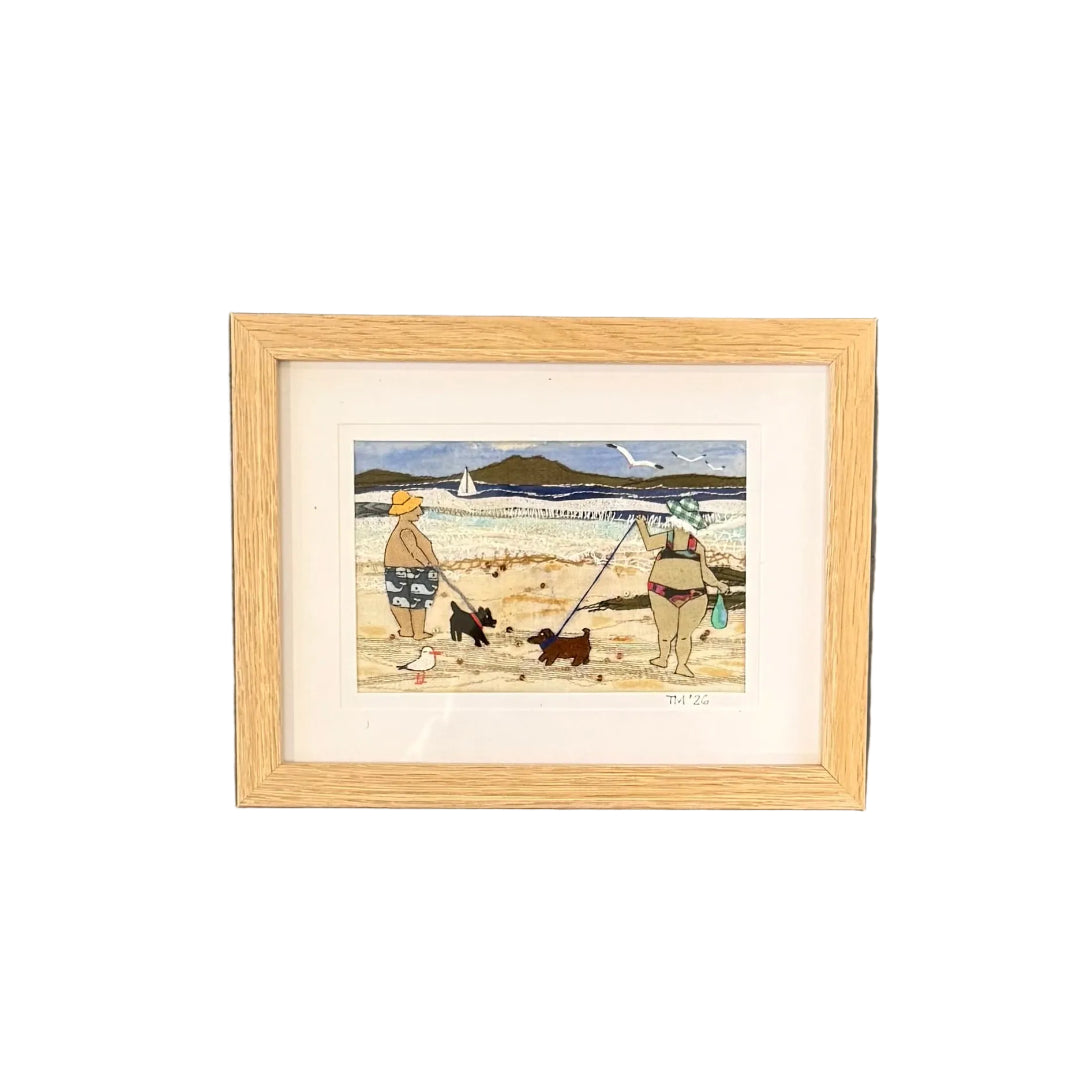 Little Wimsies Textile Art | Dog Walkers