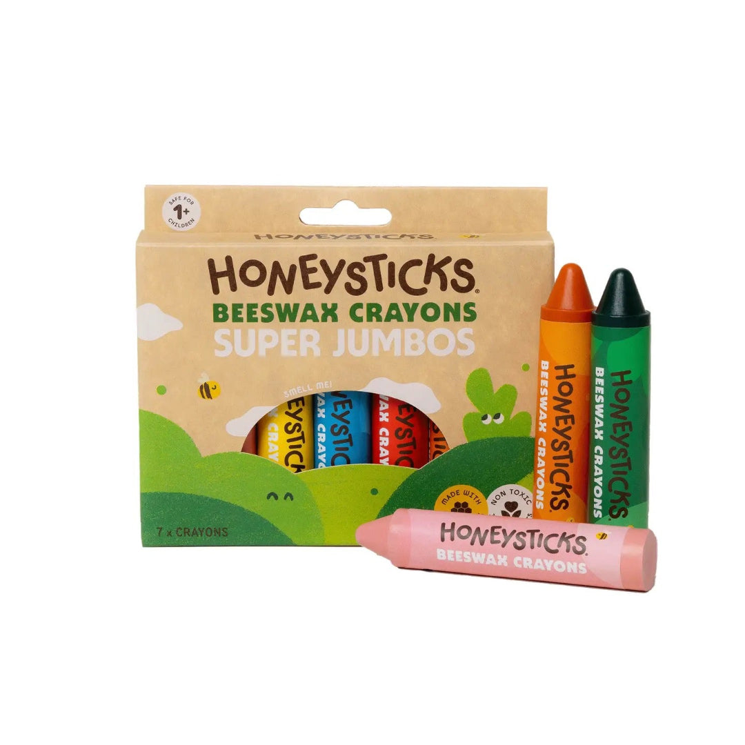 Beeswax Crayons Super Jumbos | 7Pk