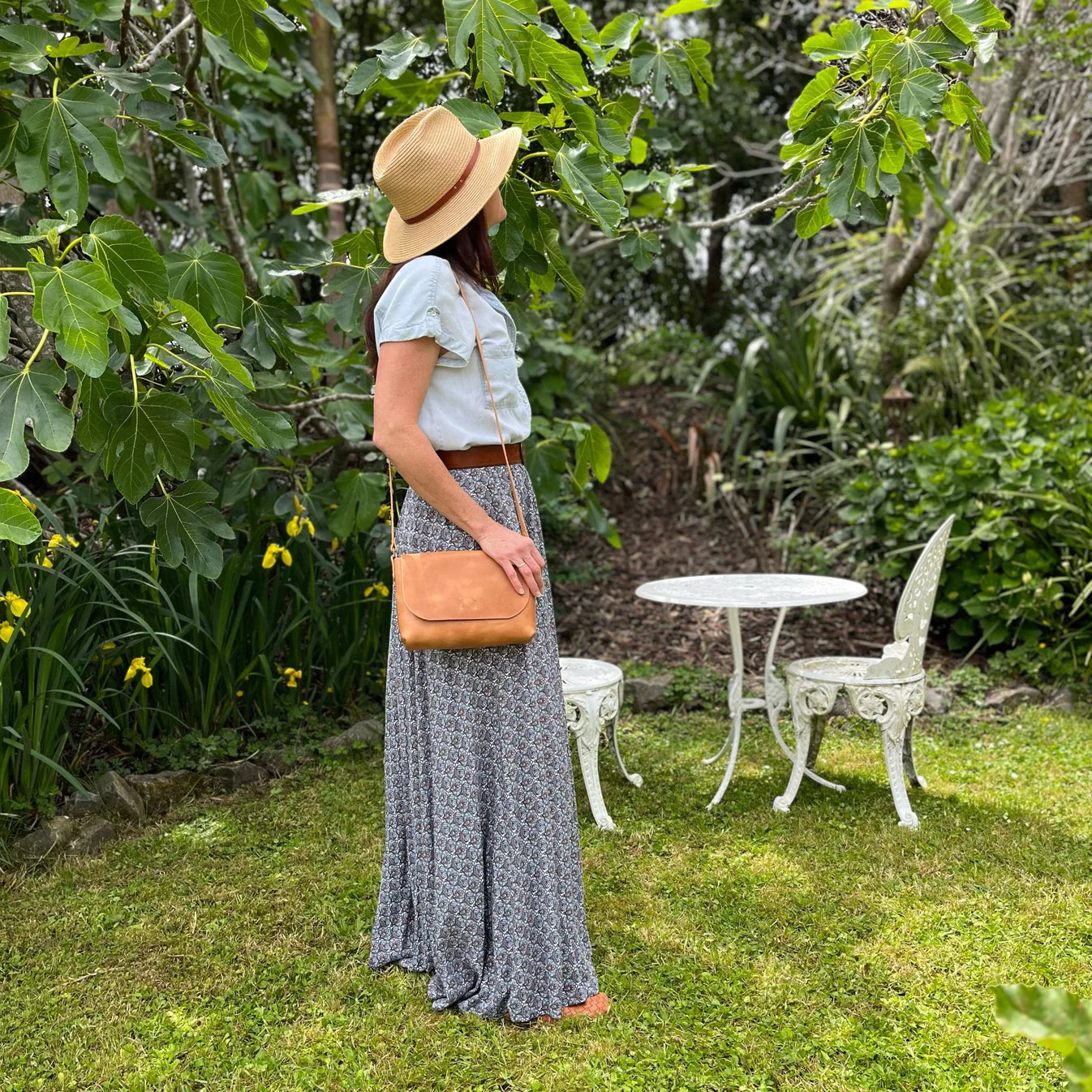 Mackenzie Leather Cross Body Bag