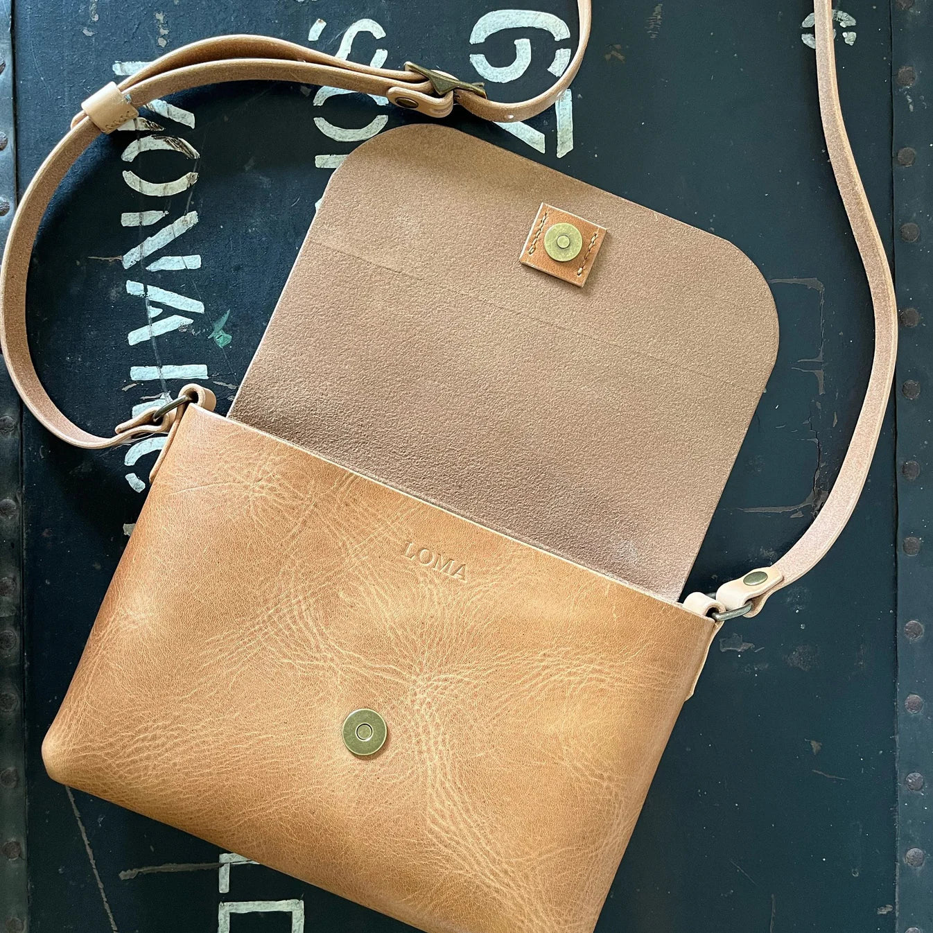 Mackenzie Leather Cross Body Bag