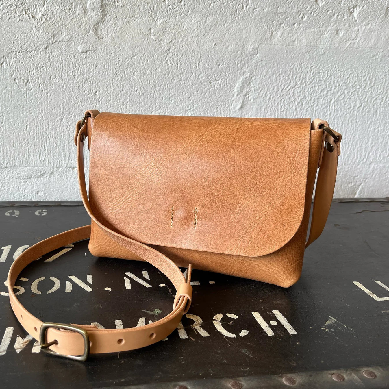 Mackenzie Leather Cross Body Bag