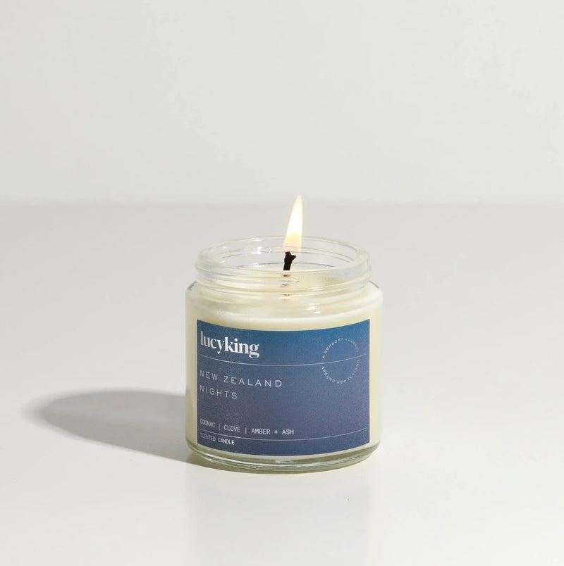 New Zealand Nights Small Scented Candle by Lucyking Queenstown NZ