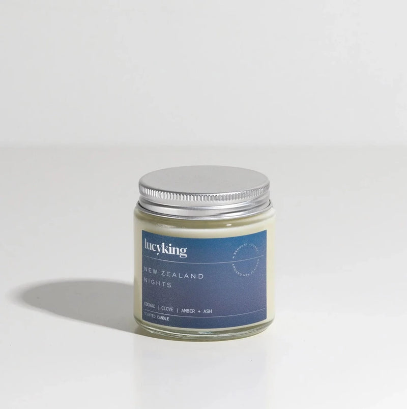 New Zealand Nights Small Scented Candle by Lucyking Queenstown NZ