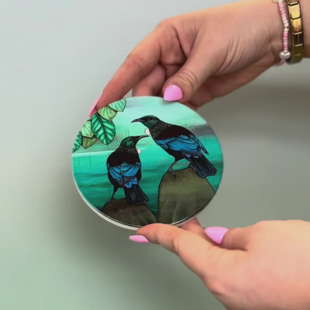 Ceramic Coaster | Two Tui