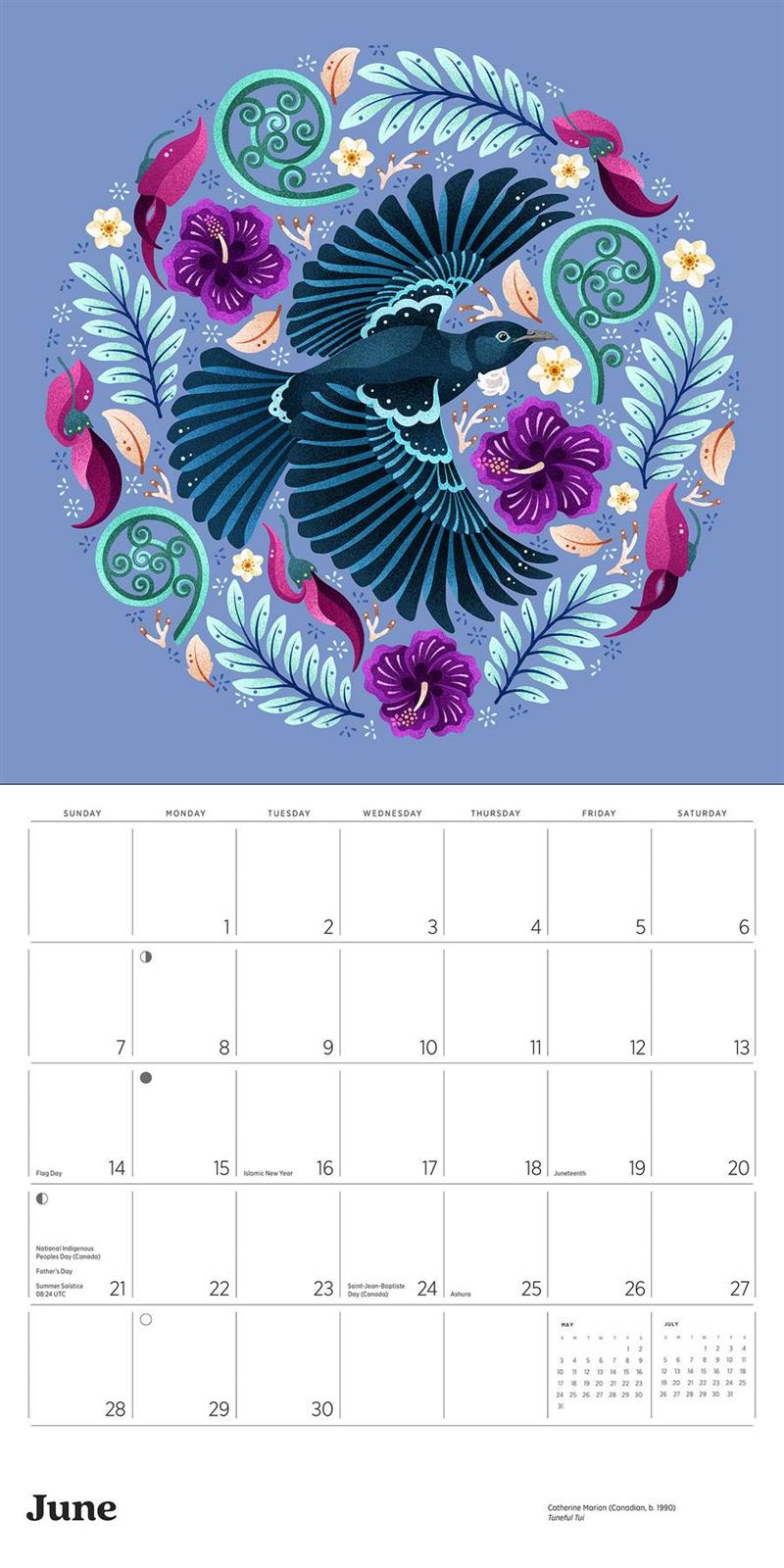 2026 Folklore & Flora Calendar | Art By Catherine Marion