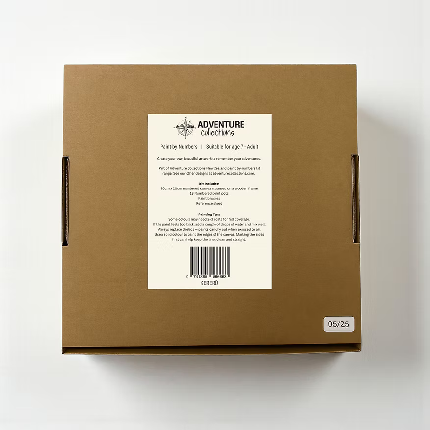 Tūī in Pōhutukawa | Paint By Numbers Kit Set | 40x50cm