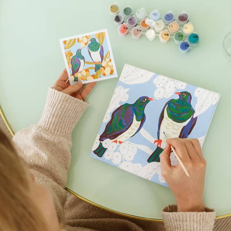Kereru Paint By Numbers Kit Set | 20x20cm