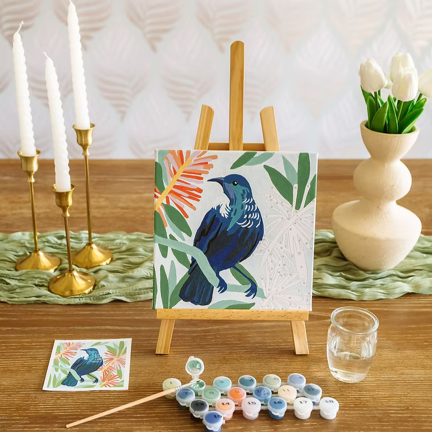 Tūī Paint By Numbers Kit Set | 20x20cm by Adventure Collections
