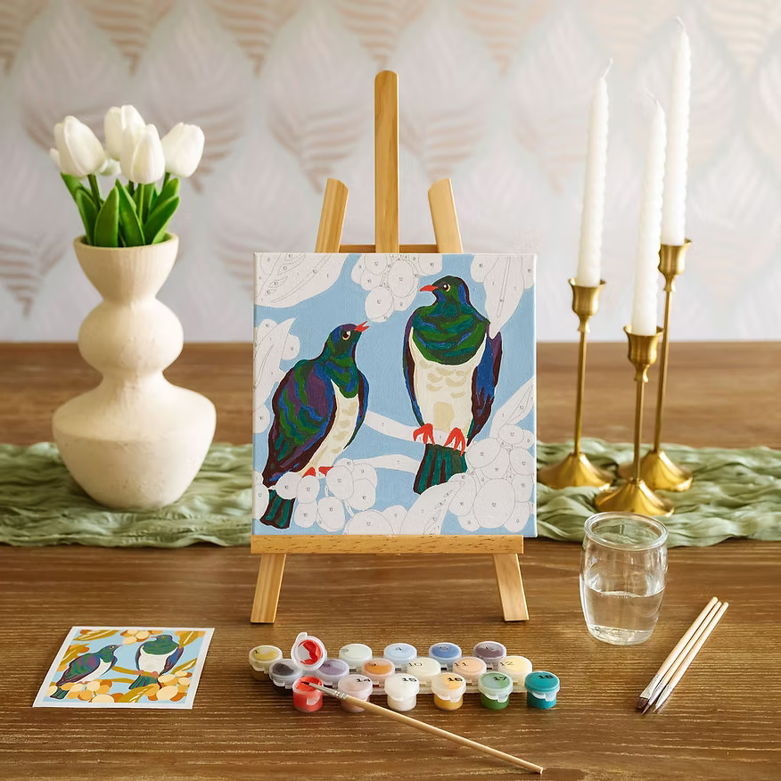 Kereru Paint By Numbers Kit Set | 20x20cm