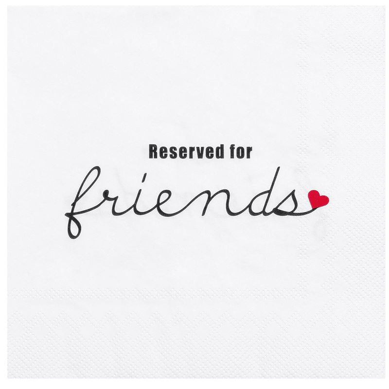 Paper Napkins | Reserved For Friends By Rader