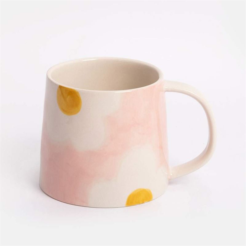 Pink Flower Mug