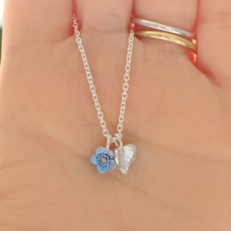 Forget Me Not Sweetheart Necklace