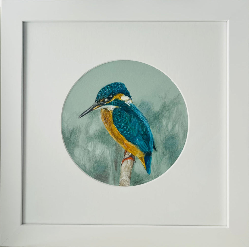 The Watchful Kingfisher | Original Watercolour