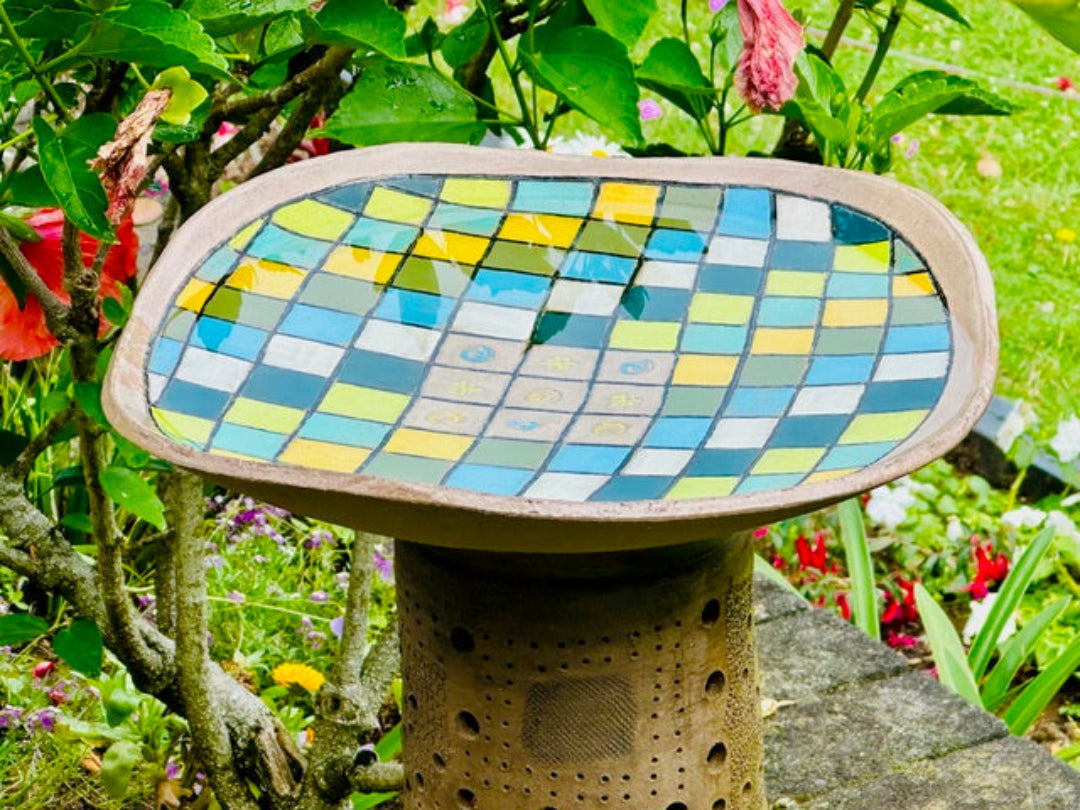 Bird Bath Light | Ceramic Sculpture