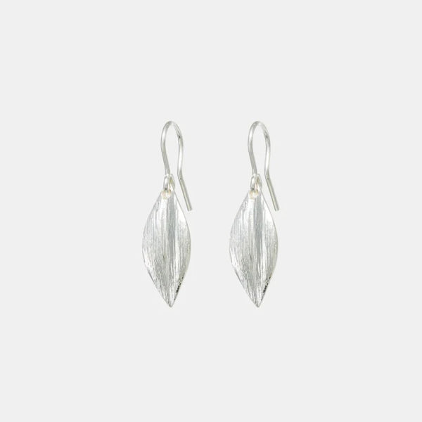 Leaf Earrings Short | Sterling Silver