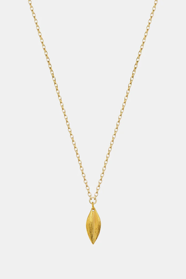 Leaf Necklace | 22ct Gold Plate