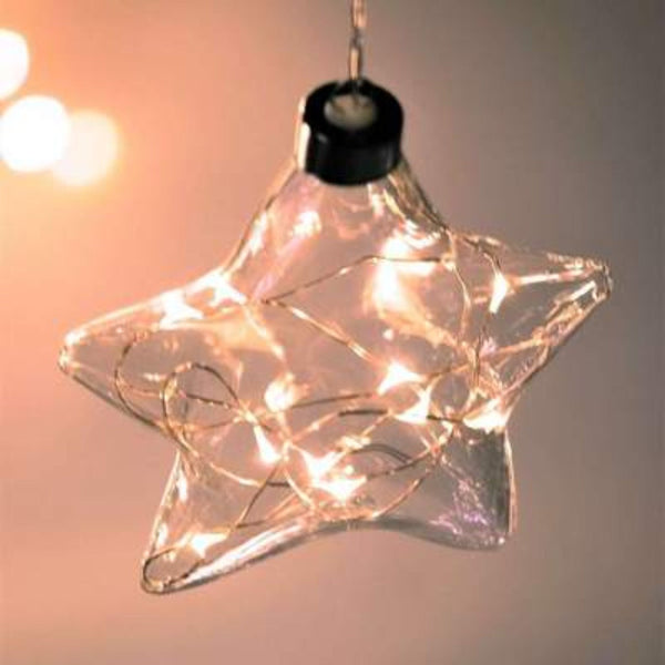 Star Hanging Glass Light